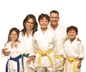 Martial Arts Lessons for Families in North Plainfield NJ - Group Family for Martial Arts Footer Banner
