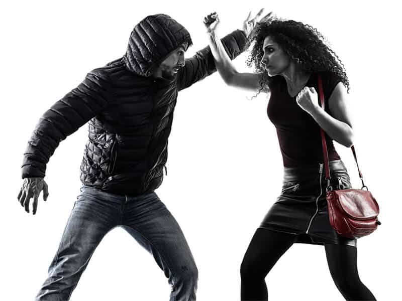 Self-Defense Program for Adults in North Plainfield NJ - Blocking Punch Woman